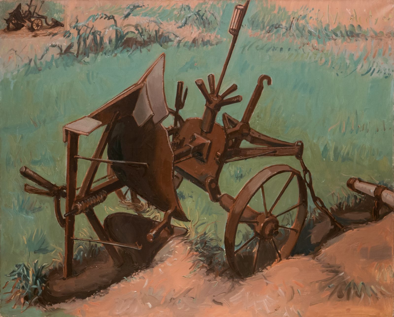 Jean HÉLION_ Le barbant_1957 _Huile sur toile _81x100 cm_Courtesy Galerie Patrice Trigano .jpg